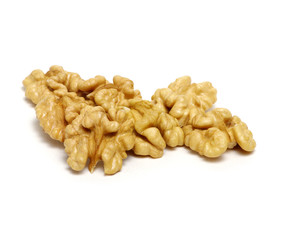 Walnuts isolated on white