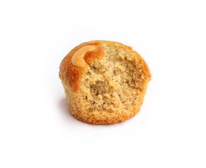 Bite Banana cupcake with cashew nut