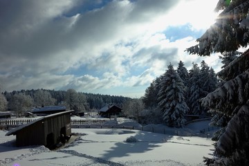 winter im bayerischen wald - sankt englmar