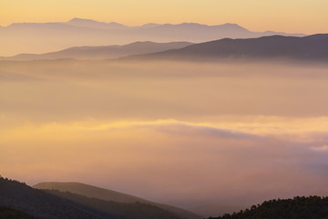 Mountains silhouette