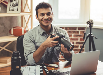 Afro American photographer