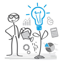 Geschäftserfolg durch Kreativität und Ideen