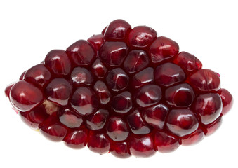 fruit pomegranate on a white background