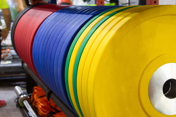 Rod trainer in fitness room