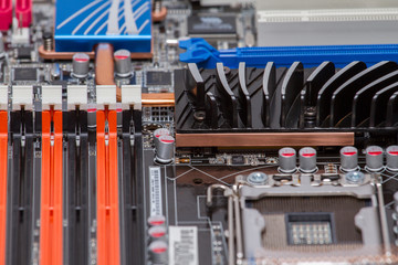 The motherboard and its filling