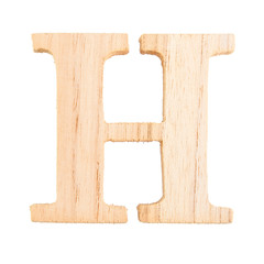Font Wood alphabet letter - , Font Isolated on white background