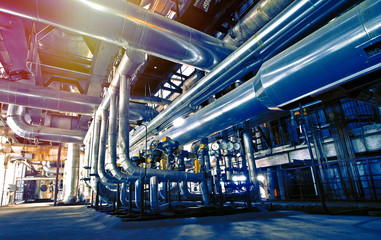Industrial zone, Steel pipelines and equipment