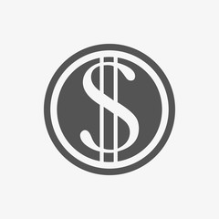 money icon stock vector illustration flat design