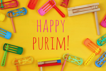 Purim celebration concept (jewish carnival holiday)