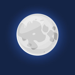 Moon vector illustration