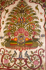 List on a tree in the Indian style
