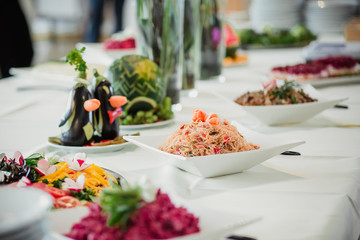 Catering Food Wedding Event Table 