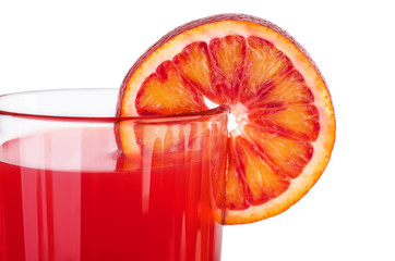 Red bloody orange juice