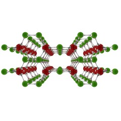 molecule, 3D illustration