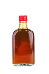 Glass bottle with sea-buckthorn sirup