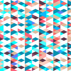 Fototapeta premium pattern with triangles . Abstract background in bright colors