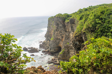 Big Rock or Cliff in the sea