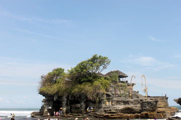 Tanah Lot from close in Bali, Indonesia