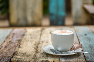 cup of coffee in morning