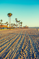 Newport Beach at sunset