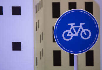 Bicycle sign symbol
