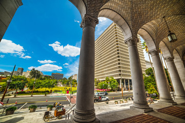 City Hall in downtown L.A.