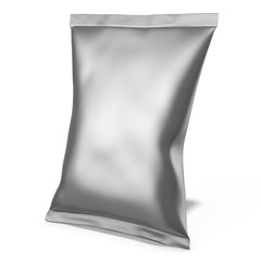 grey sachet bag package