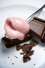 Strawberry ice cream