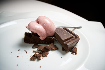 Strawberry ice cream