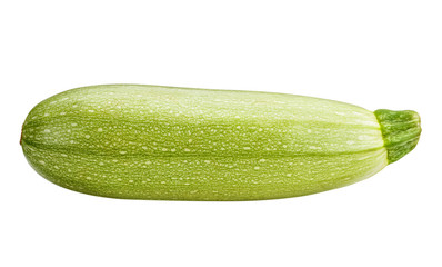 vegetable marrow isolated on white background