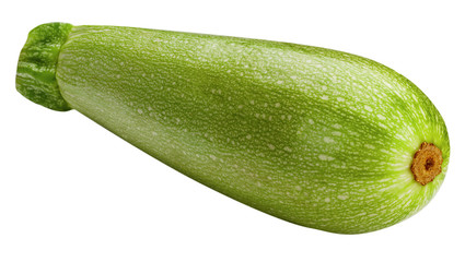 vegetable marrow isolated on white background