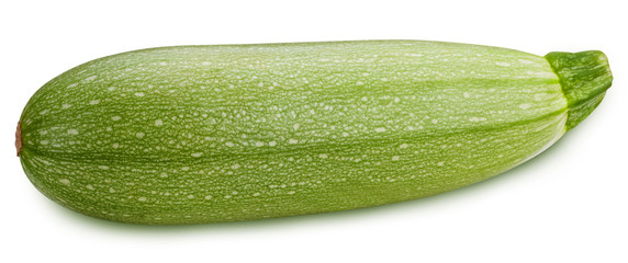 vegetable marrow isolated on white background