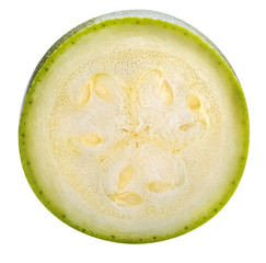 vegetable marrow  squash zucchini isolated on white background