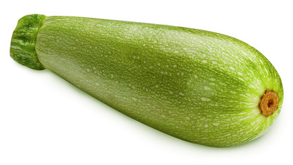 vegetable marrow isolated on white background