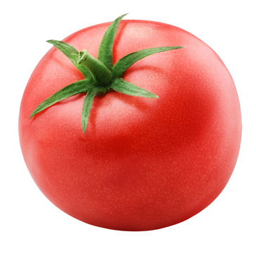 Tomato isolated on white background