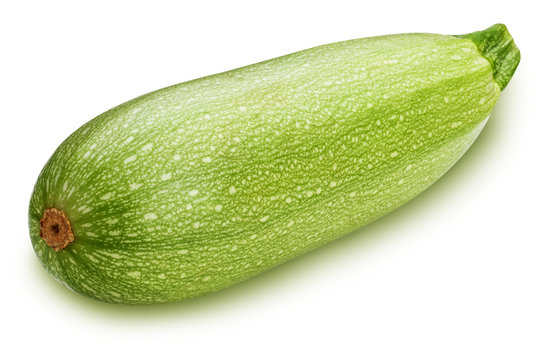 vegetable marrow isolated on white background