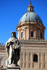 Naklejka premium Scorcio sulla Cattedrale di Palermo