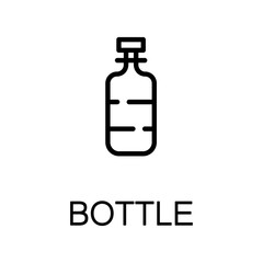 Bottle flat icon