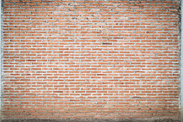 red brick wall texture grunge background,for interior design