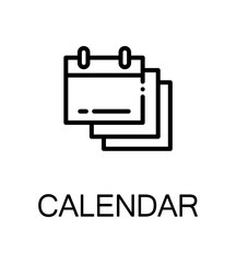 Calendar flat icon