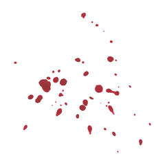 Fototapeta na wymiar Abstract Blood splatter on white background