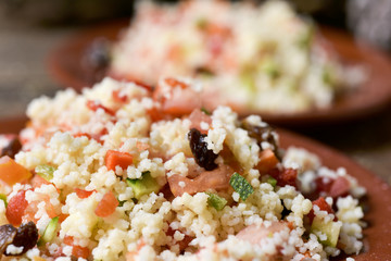 tabbouleh, a typical levantine arab salad
