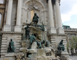 Obraz premium Budapest statues