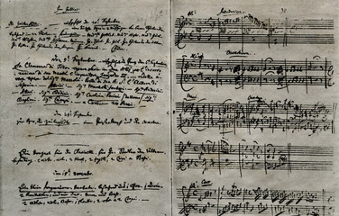 Last pages from Mozart's "Verzeichnis aller meiner Werke", 1784