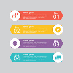 Vector colorful info graphics