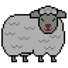 Fototapeta premium pixel art sheep