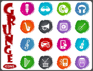 Disco Or Club icons set