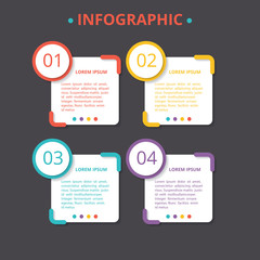 Vector colorful info graphics