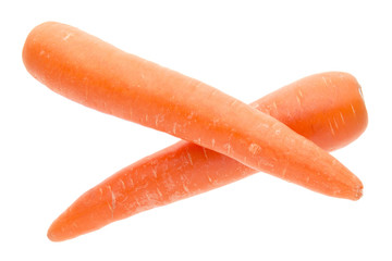 top pile carrot view