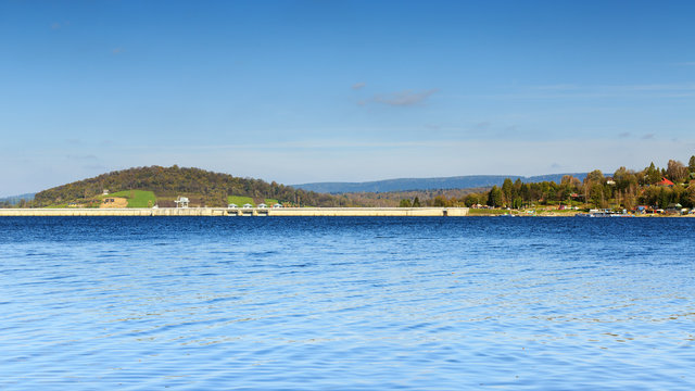 Dam on the lake Solina